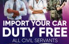 Duty-Free Car Imports